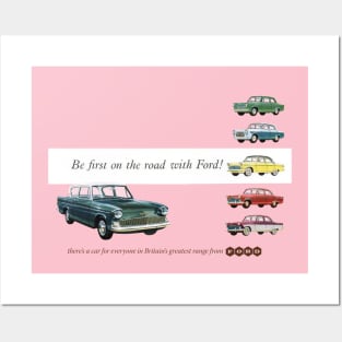 FORD ANGLIA - advert Posters and Art